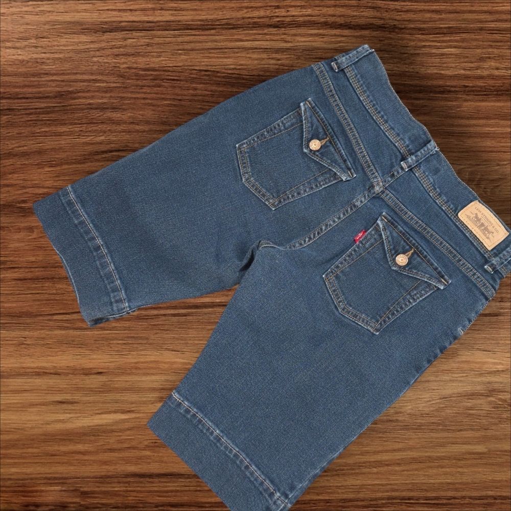 LEVI'S 515 Stretch Denim Long Shorts